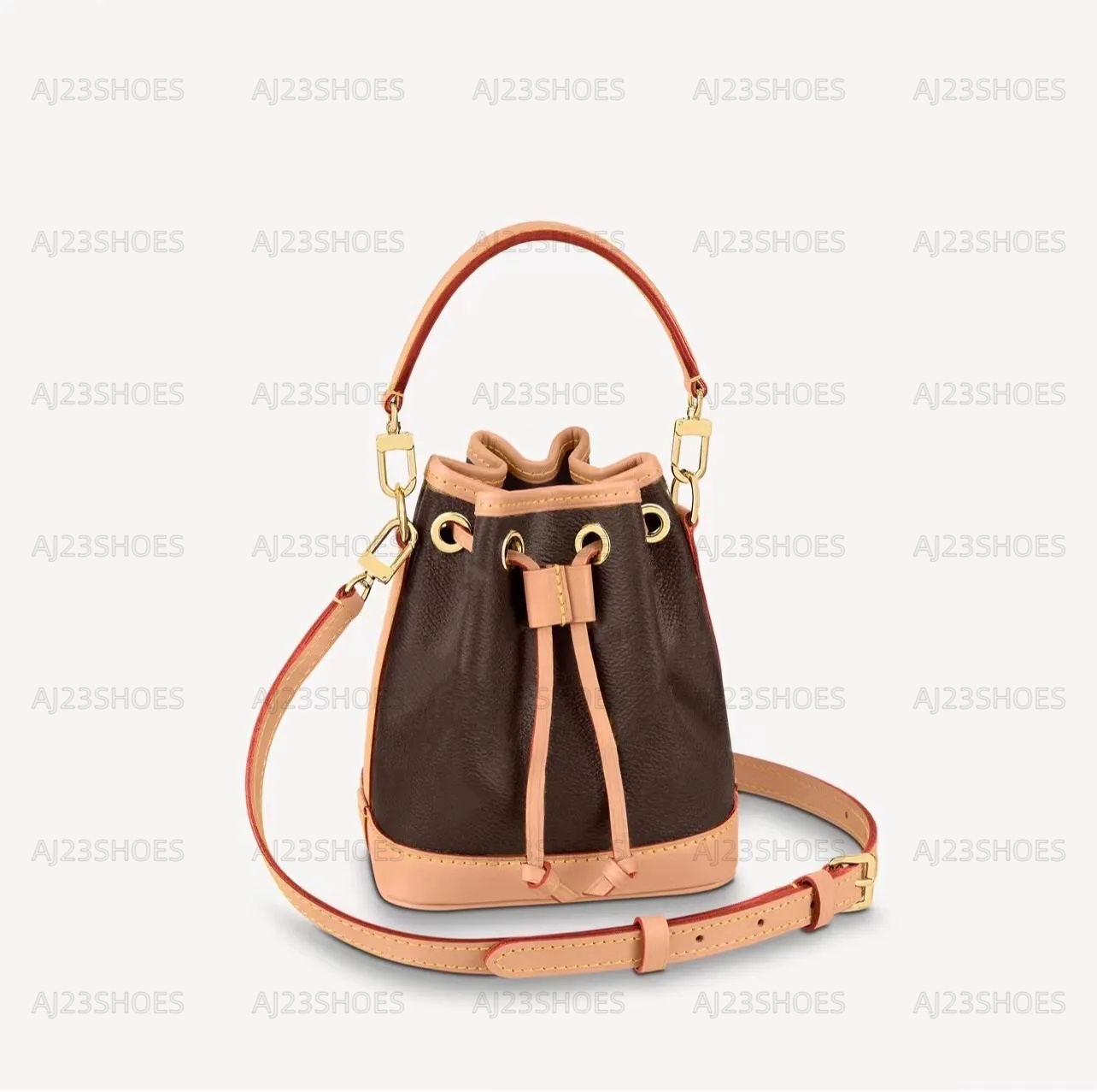 Nano Noe M81266 DrawString Bucket Sac Mini Crossbodybag Handbag Luxurys Designers devraient sacs sur le portefeuille de bourse des femmes 16cm