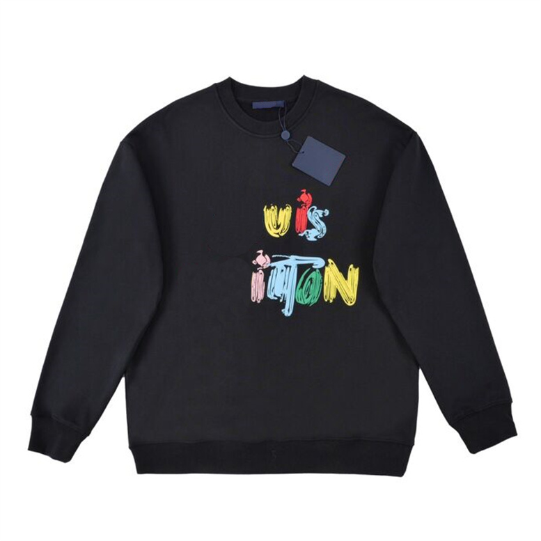 Sweats à capuche pour hommes, grande taille, lettre imprimée, pull à col rond avec rouleau de laine, sweat à capuche en tissu, hip-hop, pull ampl