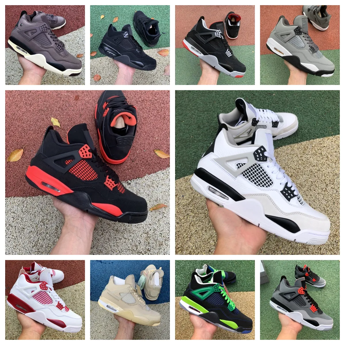 Avec boîte chaussures de basket-ball infrarouge rouge Thunder Lightning blanc Oreo University bleu noir chat élevé ce que les baskets de sport po