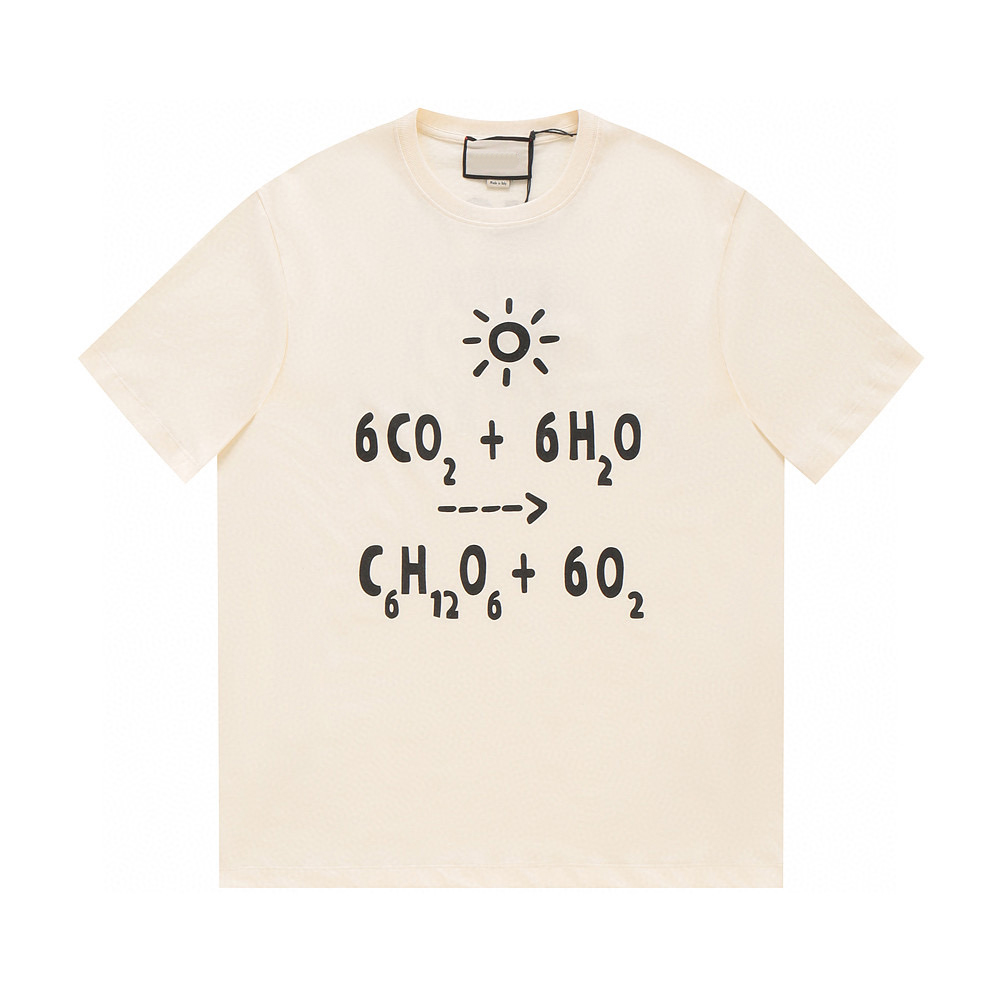 T-shirts pour hommes Polos T-shirts ronds col brodé et imprimé style polaire vêtements d'été avec rue pur coton r33r