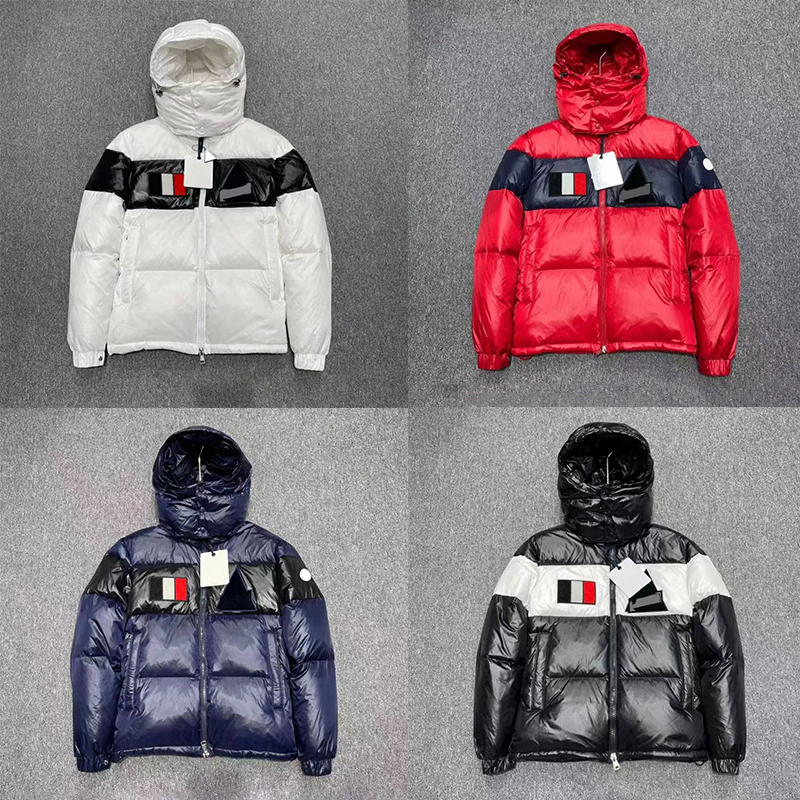 designer mens doudoune mode badge brodé femmes parkas zip up vestes manteaux chauds hiver vêtements de plein air pour hommes