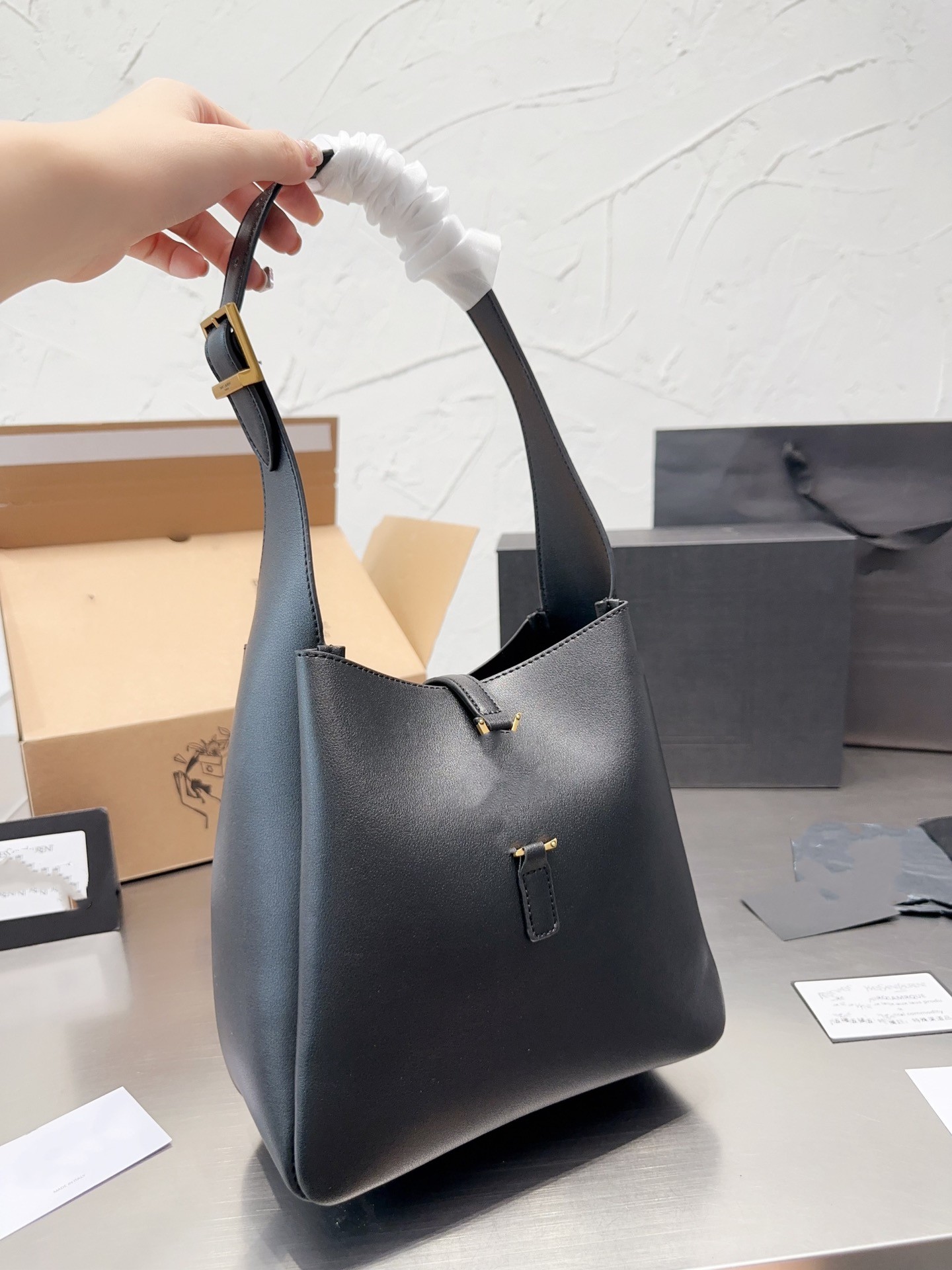 New Hobo Rose Bag 5A Quality Handbags Designer Bags Women's Shoulder Bags Luxury Fashion Genuine Leather Messenger Totes Bag Underarm Purse Sho