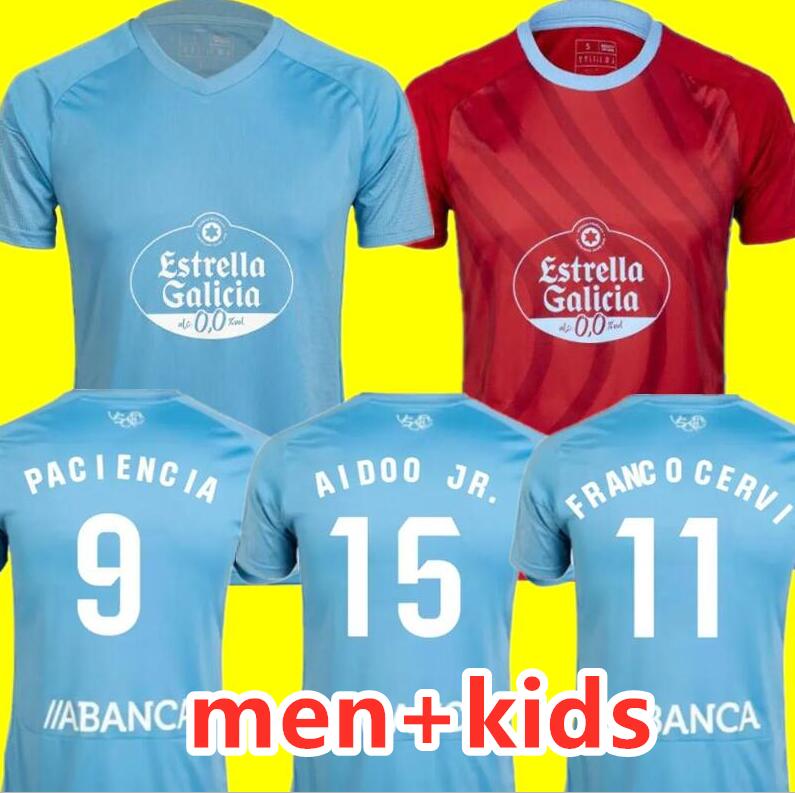 2023 2024 RC Celta de Vigo Soccer Jerseys STRAND LARSEN BAMBA Paciencia FRAN BELTRAN IAGO ASPAS Gabri Veiga MINGUEZA HUGO MALLO SOLARI 23 24 home-image-891776793