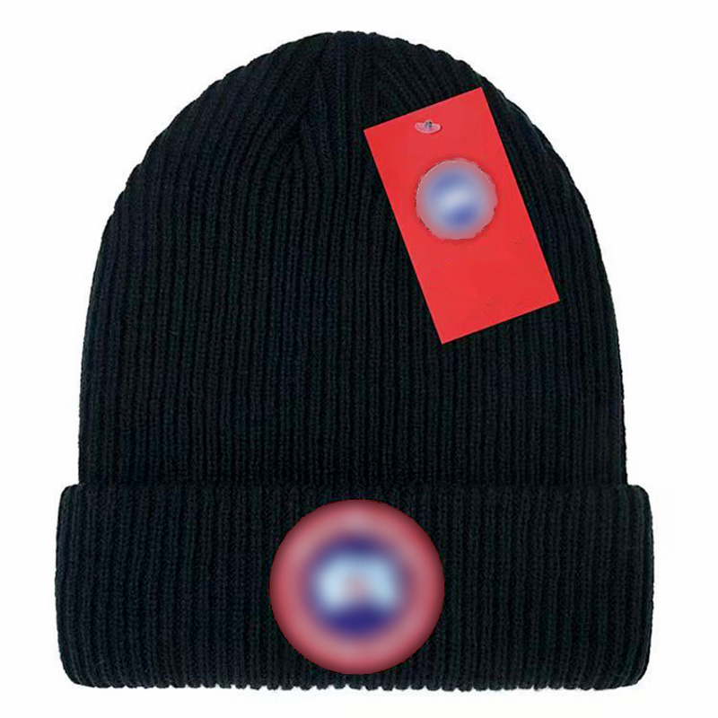 Designer luxury Canada temperament versatile beanie knitted warm Scarves letter pure colour design gift hat dust bag 17 colors very nice