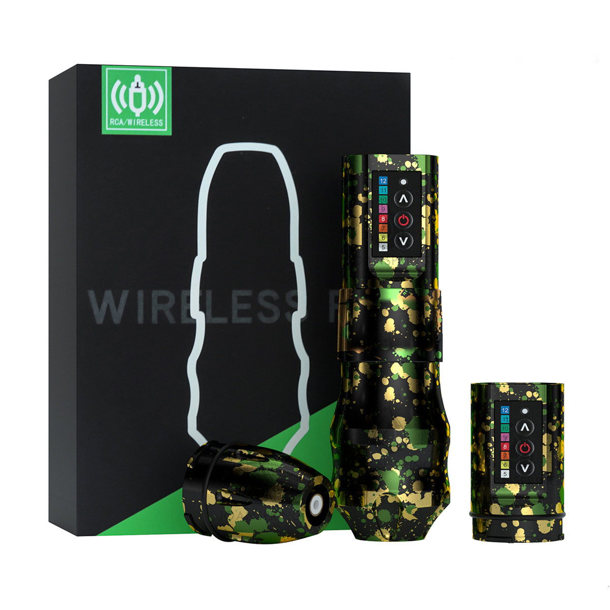 Machine à tatouer Exo Pen Kit rotatif sans fil 3 5 4 0 4 6 mm Course en option Batterie de charge rapide 1800 mAh pour Body Artist 230921