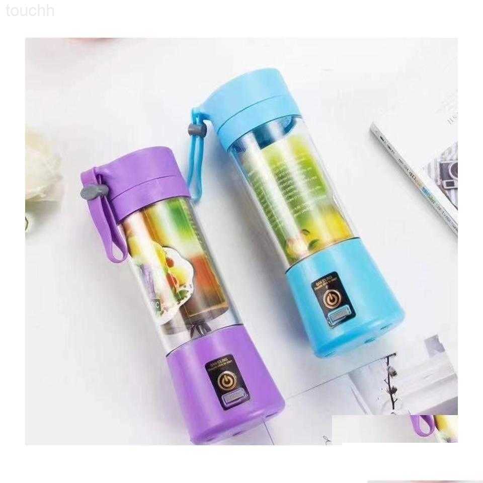 Juicers Fruit Vegetable Tools Kitchen Portable Blender Usb Mixer Electric Juicer Hine Smoothie Blenders Mini Food Processor Personal Juice Drop D-image-906087331