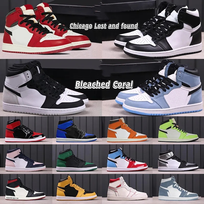 Avec boîte chaussures hautes hommes femmes chaussures de basket-ball Jumpman University Blue Fearless Obsidian Top qualité interdit Bred Toe Chic