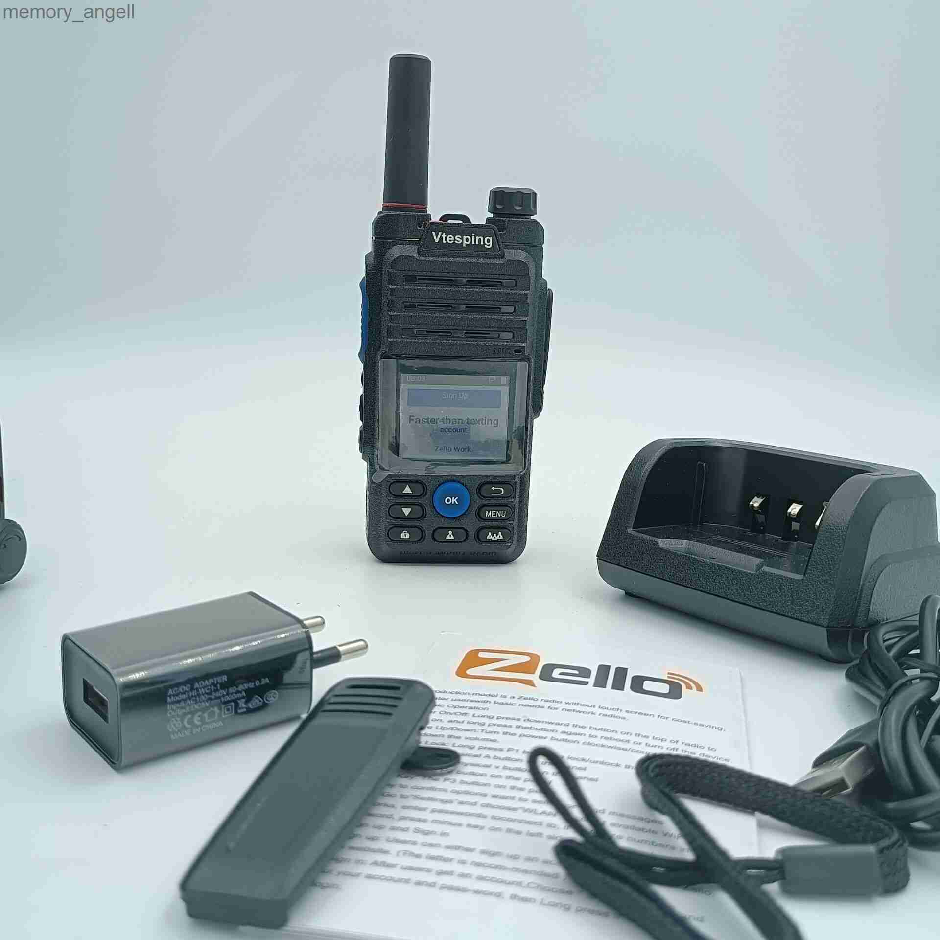 Walkie Talkie zello radio 4g sim+wifi+bluetooth vtesping B5 poc walkie talkie 1L260524-image-905381529