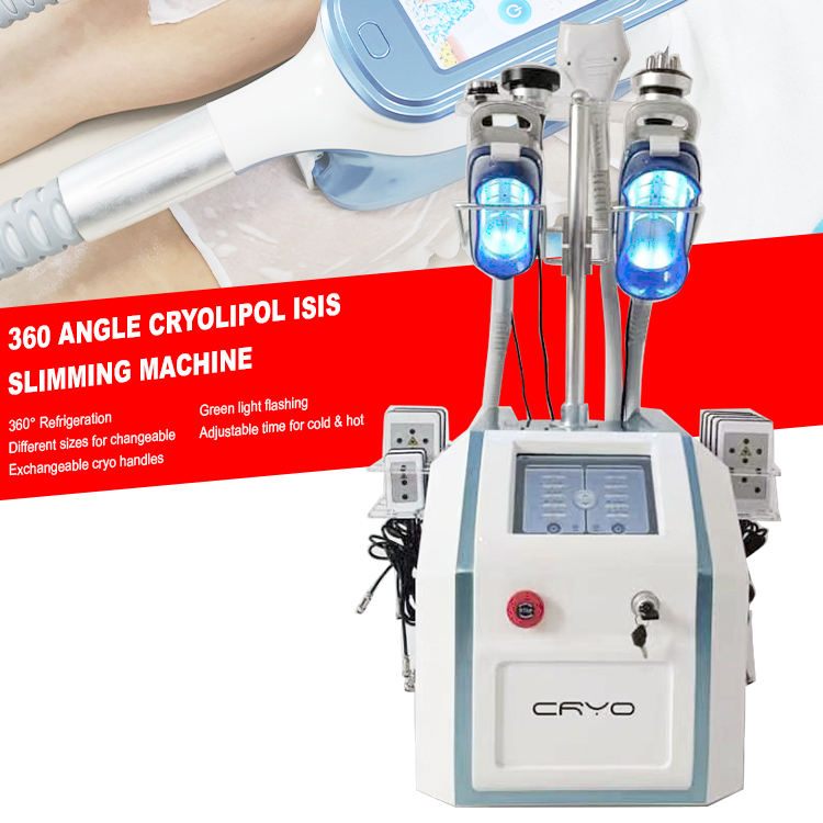 360 Cooling Cryolipolysis Fat Slimming 2 Cryo Handle Portable Fat Machine For Weight Loss