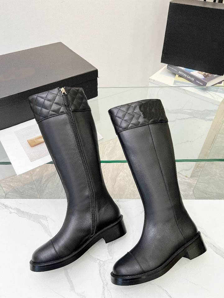 Luxury Brand Womens Knee Boots Winter Knight Snow Cool Shoes Size 35-40