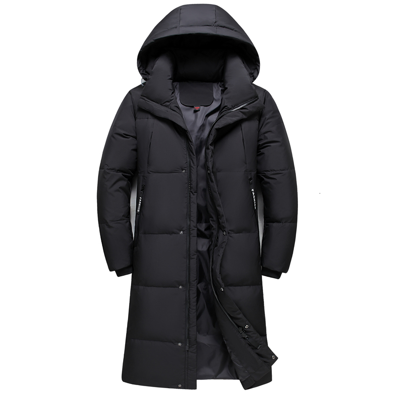Mens Down Parkas Arrival Winter Jackets Men Overcoat Fashion Thicken Warm 90% White Duck Coats for Hooded Black Long Parka 230922