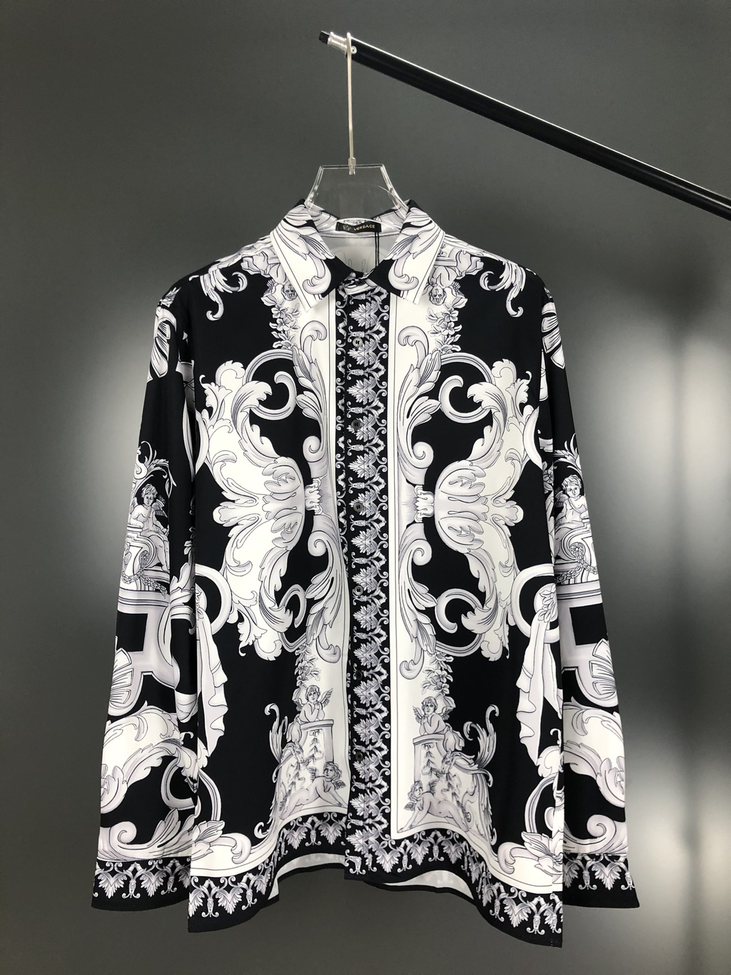 2024 summer newest model mens designer beautiful printing shirts - US SIZE shirts - top quality mens designer button long sleeve shirts