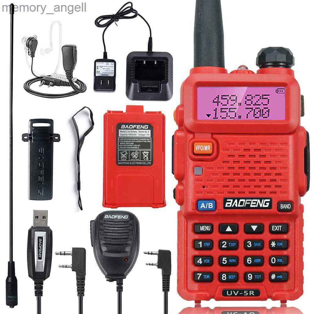Walkie Talkie Baofeng UV5R Walkie Talkie Ham Radio Comunicador Dual Band Long Range Two way Portable FM Amateur cb radio Stations Transceiver 1L2-image-905378922