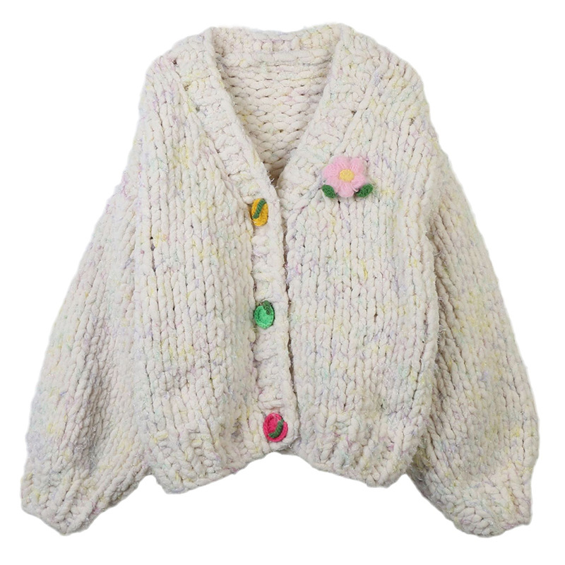 917 2023 automne marque même Style pull à manches longues col en V Cardigan abricot mode femmes vêtements de haute qualité femmes mingmo