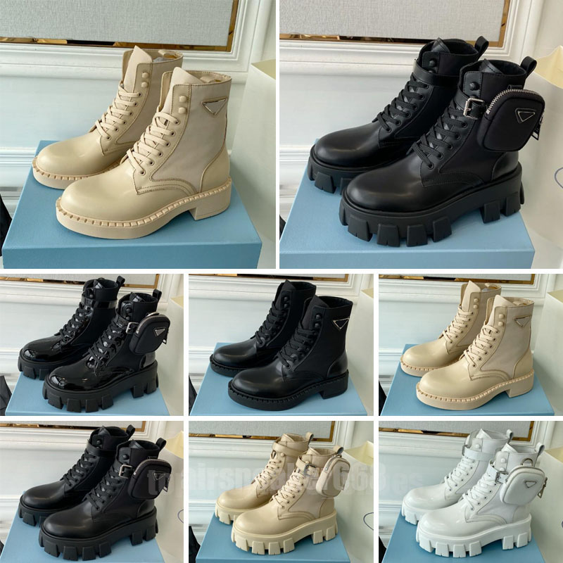 Martin Boots Combat Boots Ankle Boots Women Rois Military Inspired Nylon Pouch Attached To The Ankle With Strap-image-905284731