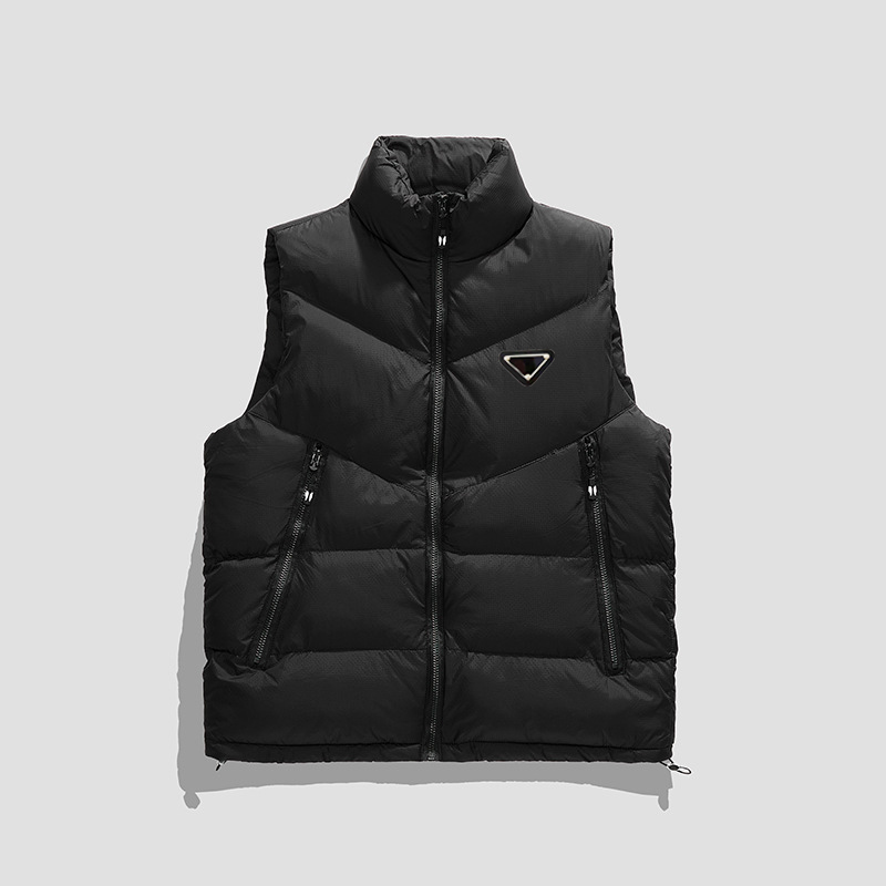 Men's Vests Designer Vest Winter Jackets Fashion Mens Women's Pocket Jacket Sweatshirt Sleeveless Zipper Coat Material Loose Coat Fashi