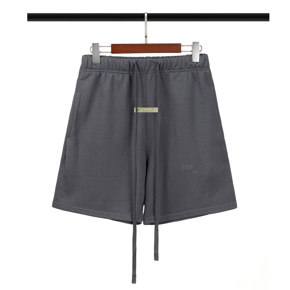Mens Shorts Man Womens Designer Ess Short 100% Pure Cotton Thick Elastic Waist Pants Reflective letter Plus Big SIZE
