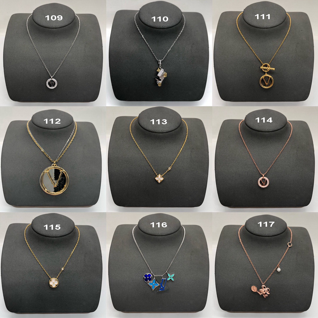 Hoop V Letter Pendant Necklaces Women's Sweater Chain Clavicular Necklace Wedding Jewelry Accessories Gifts Wholesale Retail Supply
