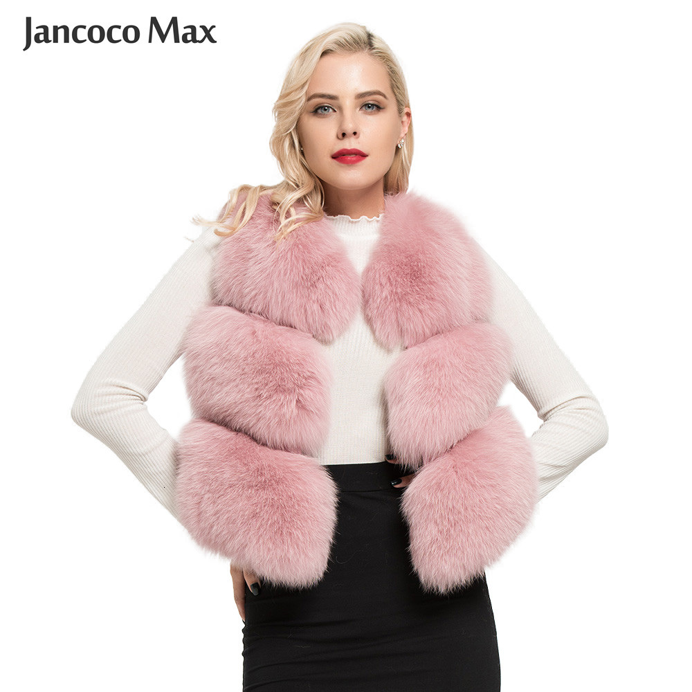 Womens Fur Faux Real Vest Winter Warm High Quality 3 Rows Waistcoat Sleeveless Coat Fashion Gilet S7162 230922