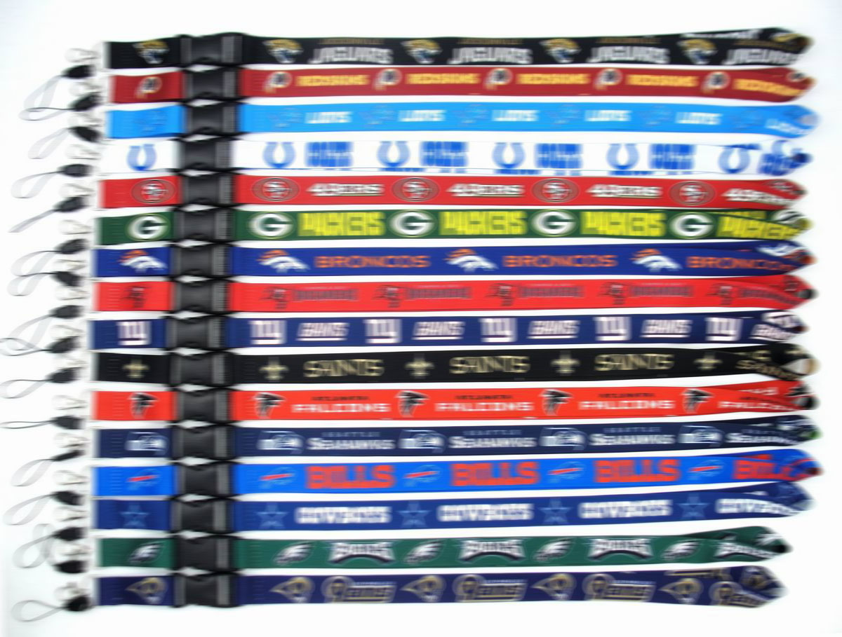 football team Designer Keychain Cellphone lanyard Straps Clothing Keys Chain Creative ID Cards Holder Detachable Buckle kayring Lanyards-image-905938287