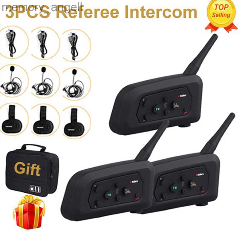 Walkie Talkie 3 Users Football Referee Intercom Headset V4C 1200m Full Duplex Bluetooth Headphone Soccer Conference Multipurpose Interphone 1L260-image-906187646