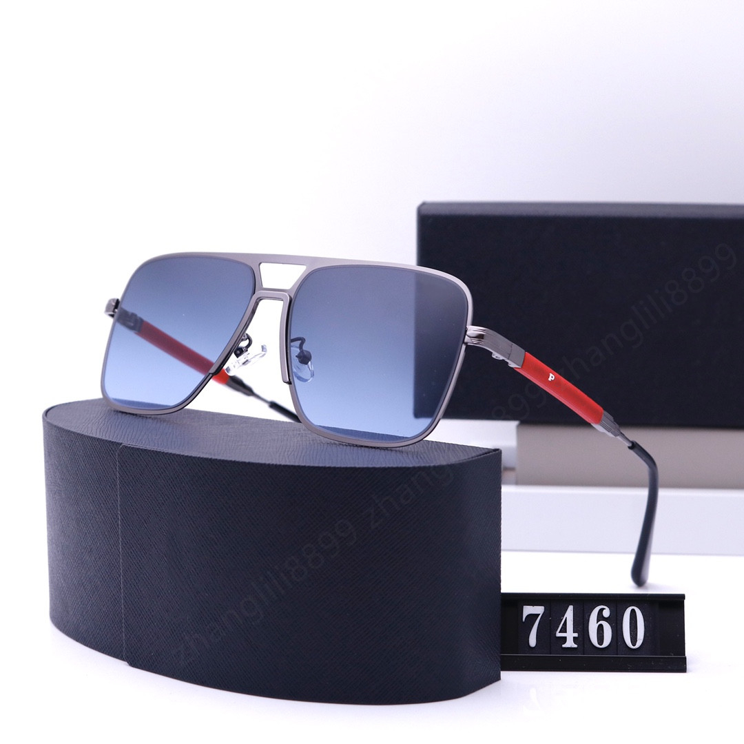 Designer Sunglasses For Women and Men Fashion Model Special UV 400 Protection Letter Big Leg Double Beam Frame Outdoor Brands Design Alloy Diamond S