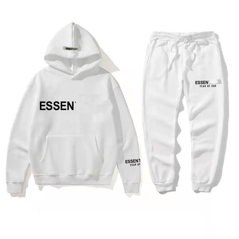 Deisinger Sweats à capuche pour hommes Sweat-shirts unisexe deux pièces surdimensionnés avec des lettres Automne Mode européenne et américaine Pu