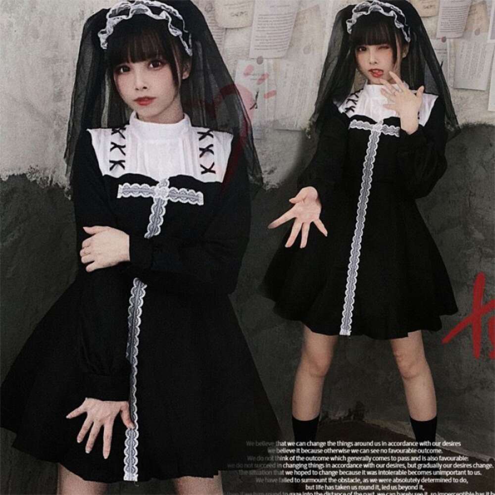 2023 Halloween Star Story Dark Lolita Dress Daily OP Tea Party Heavy Industry Lolita Dress Halloween Costumes