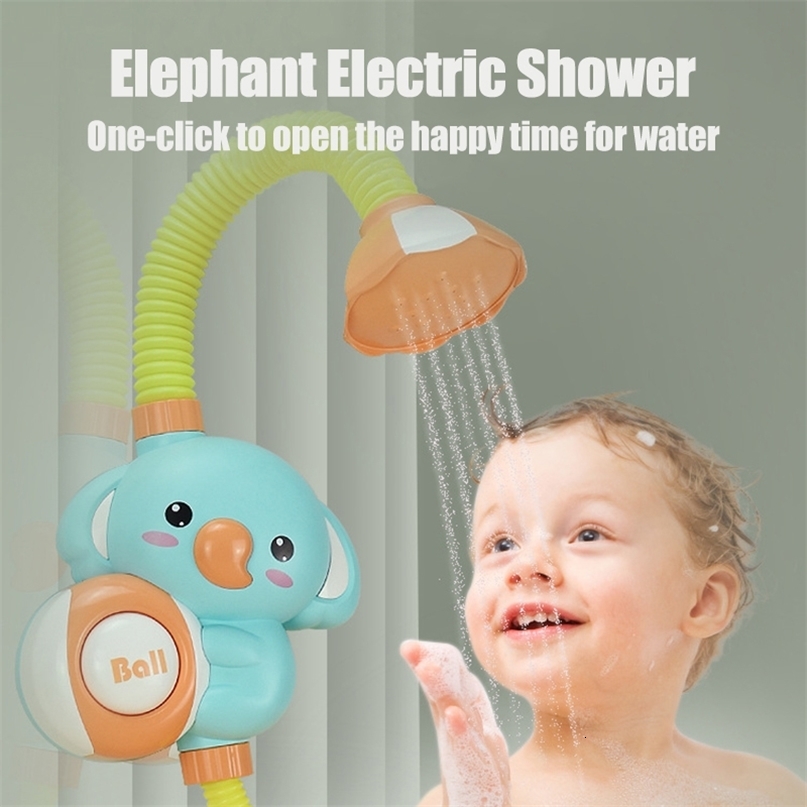 Jouets de bain Électrique Éléphant Douche Jouets Enfants Bébé Bain Pulvérisation Robinet D'eau À L'extérieur Baignoire Arroseur Forte Ventouse 23