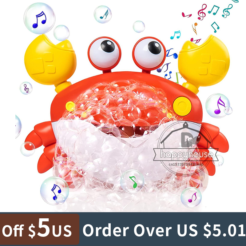 Jouets de bain Jouets de bain pour bébé Machine à bulles crabes grenouille musique enfants jouet de bain baignoire savon automatique fabricant de