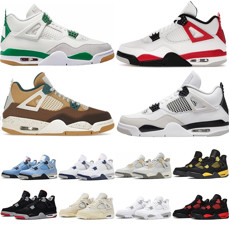Chaussures de basket-ball Pin Vert Militaire Chat Noir Hommes Voile Bred Université Bleu Rouge Ciment Femmes Baskets Baskets De Mode 36-47