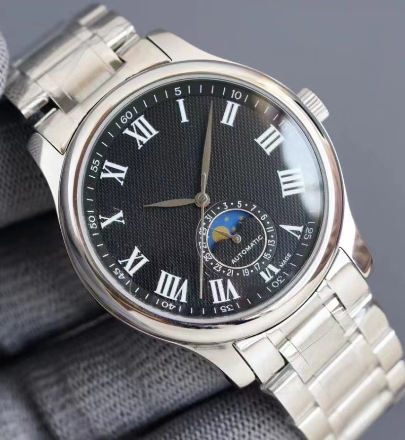 top quality classic style man watch mechanical automatic movement stainless watches fashion stainless steel wristwatch Steel Band 563-image-569025655