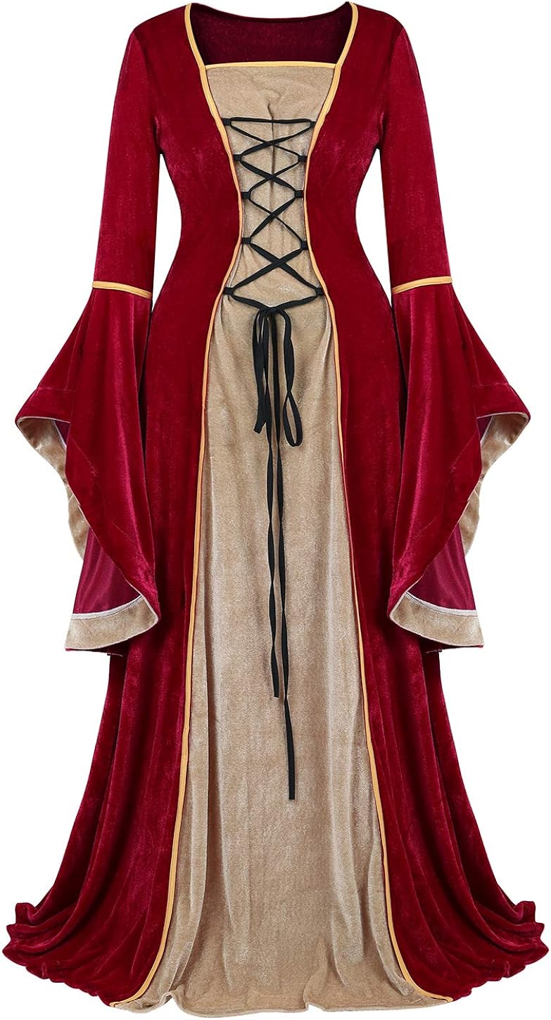 Halloween Costumes Renaissance Dress Women Medieval Dress Renaissance Costumes for Women Fairy