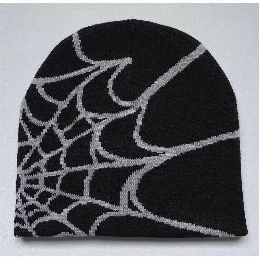 Beanie/Skull Caps Designer knitted hat for women Beanie cap Spiderweb knitted hat for winter personality for men outdoor riding warm earwarmers
