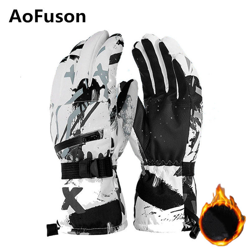 Ski Gloves Professional Winter Warm Touch Screen Fleece Snowboard Ultralight Waterproof Motorcycle Thermal Snow Women Men 230926