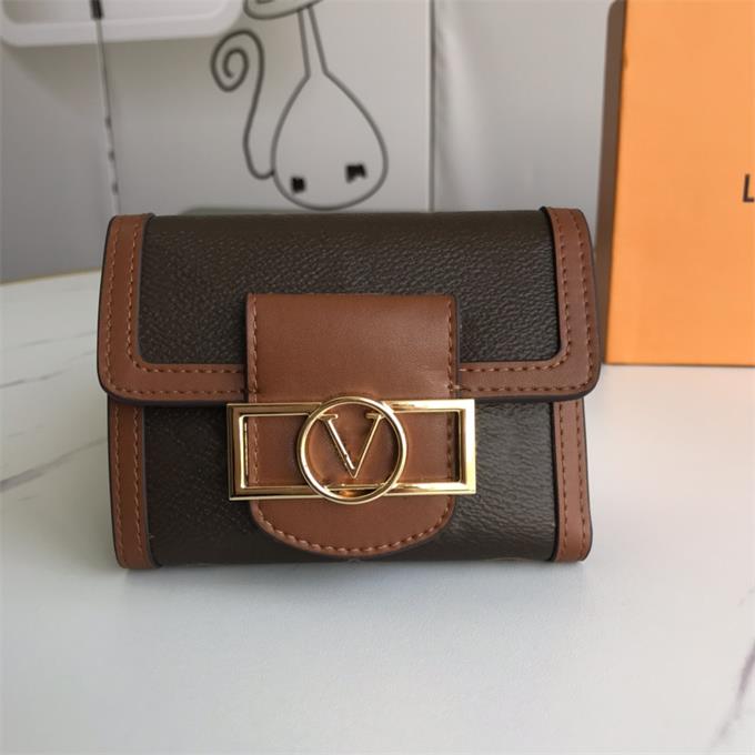 2023 new Original High Qualitys Designers Wallets Purses Fashion Short Wallet Monograms Classic Zipper Pocket Bag Zip Coin Purse AAAAA