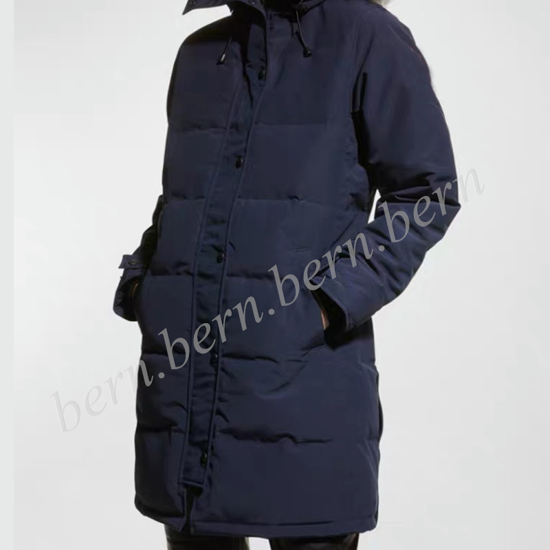 With Detachable Fur Collar Fashion Mid Length Women's Hooded Down Jacket Warm Coat Down Jacket Outerwear for Women-image-906614166