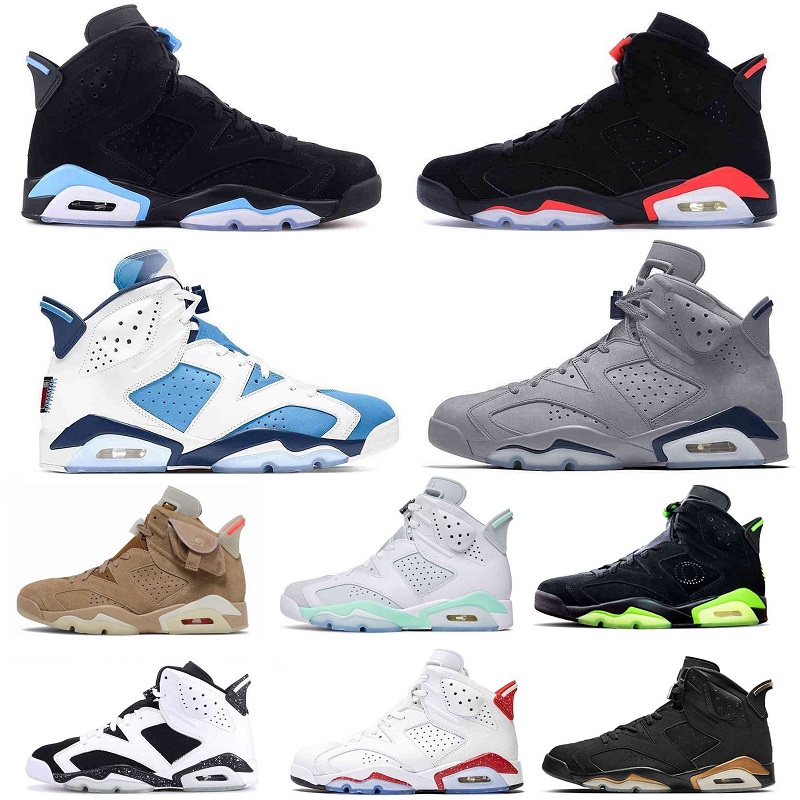 Jumpman 6 6s Basketball Shoes Men Women 6s Toro Bravo Cool Grey Chrome Dmp Unc Olive Infrared Red Oreo Aqua Carmine Georgetown Carmine Black Cat Har