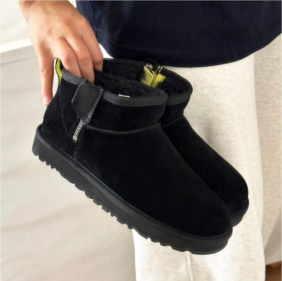 2024 Australia Women Boot Designer Tasman Snow Boots Sheepskin Womens Ankle Booties Tazz Mustard Seed Ultra Mini Platform Tasmans Slippers Mens F