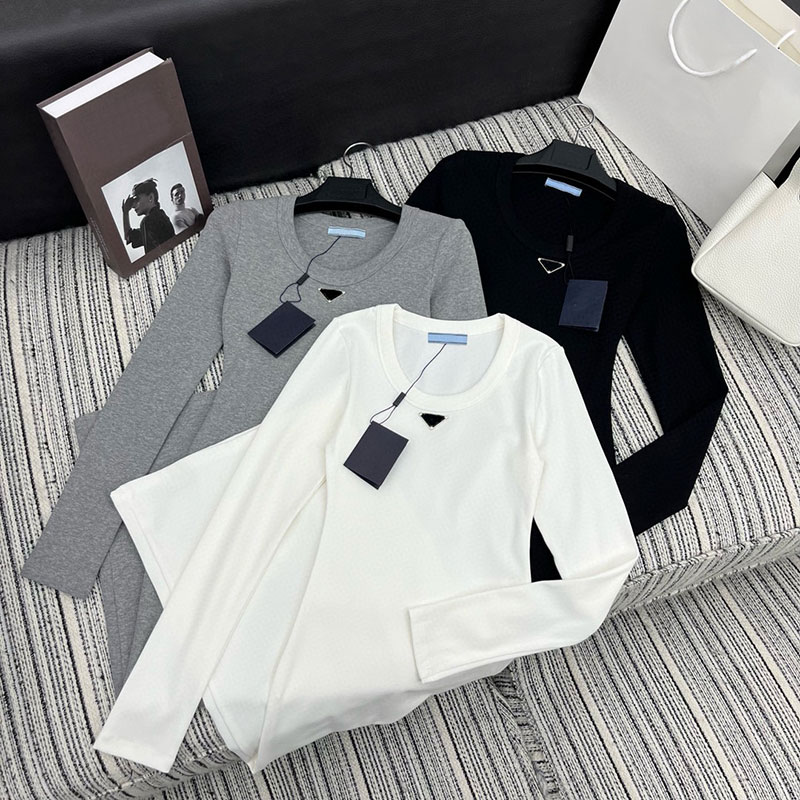 Women Dresses Fashion Slim Casual Pattern Silm Brief Dress Designers Classical Autumn Designers Womens Clothing Simple 3 Colors-image-906925920