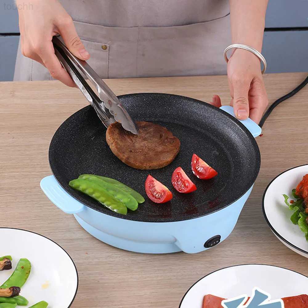 Cooking Appliances 220V Electric Frying Pan Multifunction Skillet Non-Sticky Grill Fry Baking Roast Pan Cooker Barbecue Cooking Kitchen Tools L23-image-906868858
