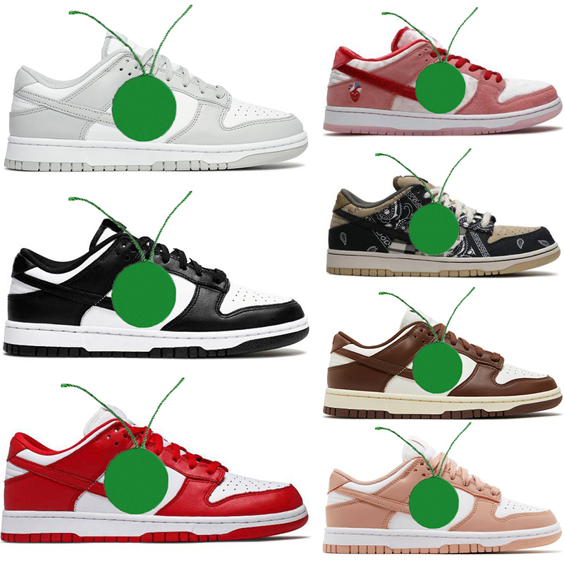 Blanc Noir Panda Faible Chaussures de Course 2024 Nouveau Rose Pigeon Noir Blanc Chunky Dunky UNC Coast University Bleu Violet Pulse Hommes Femme