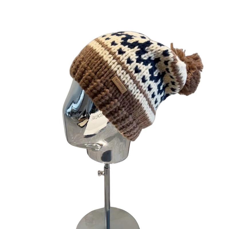 Designer Brand Men's Women Luxury Beanie Hat Winter thick knit hats-image-906839509