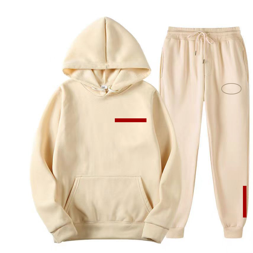 Womens Sets Tracksuit Hoodie Jumpers Suits Unisex Tracksuits Terry Spring Autumn Outwears Coat Two Pieces Set S-3XL