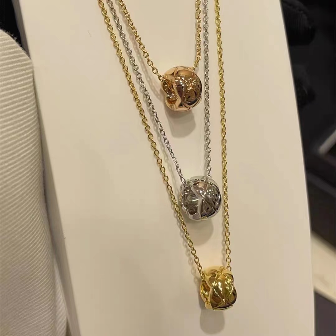 COCO CRUSH necklace argyle moon diamond New in Luxury fine jewelry chain necklace for womens pendant k Gold Heart Designer Ladies Fashion with pa