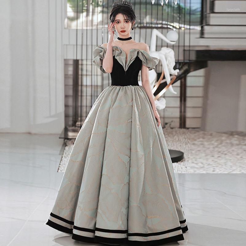 

Ethnic Clothing Elegant Hepburn Style Prom Dresses Sexy Sweetheart Sleeveless Slim A Line Floor-Length Wedding High Quality Evening Gown