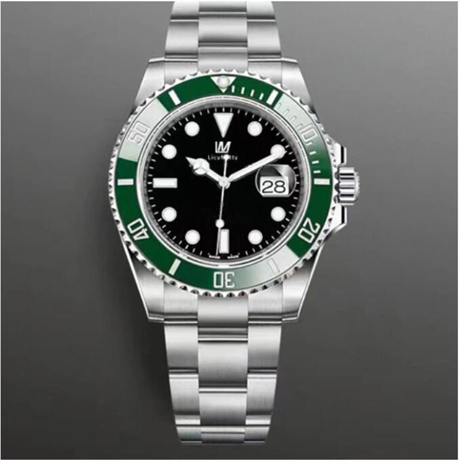 

latest 2021 41mm Black Green Men's Automatic Watch clean Factory 3235 Watches Clean Ceramic Bezel Eta Men Steel 126610 Dive W271S