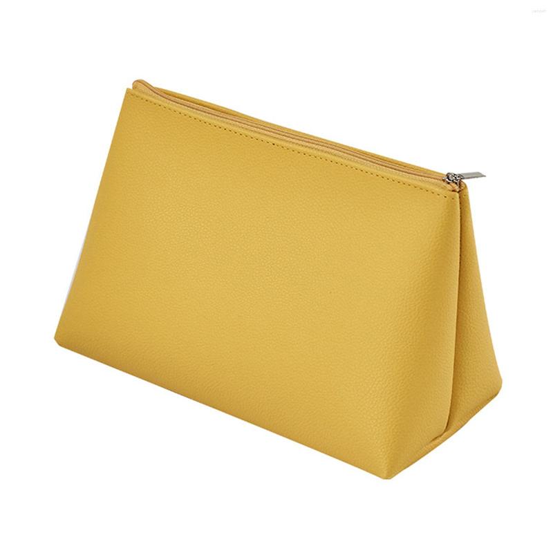

Cosmetic Bags 2023 Waterproof Storage Bag Large Capacity Design Portable Multifunctional For Traveling, Yellow
