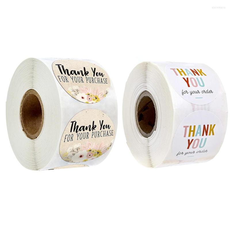 

Jewelry Pouches Thank You Sticker For Your Order/Purchase 500pcs/roll 1 Inch Wedding Party Gift Box Cards Packaging Seals Labels Decoration