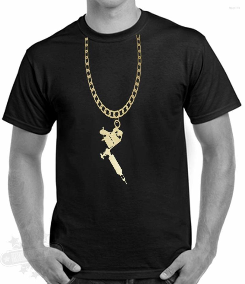 

Men's Polos Tattoo Gun With Mens T Shirt 2023 Est Letter Print Cartoon Crazy Shirts, Notprint